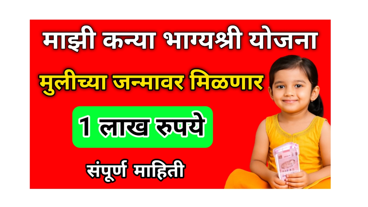 Majhi Kanya Bhagyashree Yojana 2025 | माझी कन्या भाग्यश्री योजना - मुलीच्या जन्मानंतर मिळणार 50,000 रुपये